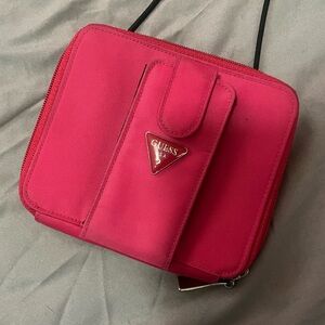 Vintage GUESS Pink Women's Small Crossbody Bag